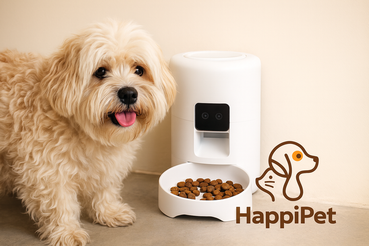 Smart automatisk foderautomat – til hund og kat med WiFi og kamera